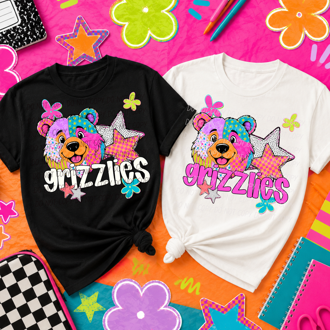 Pattern Pop Mascots DTF Print