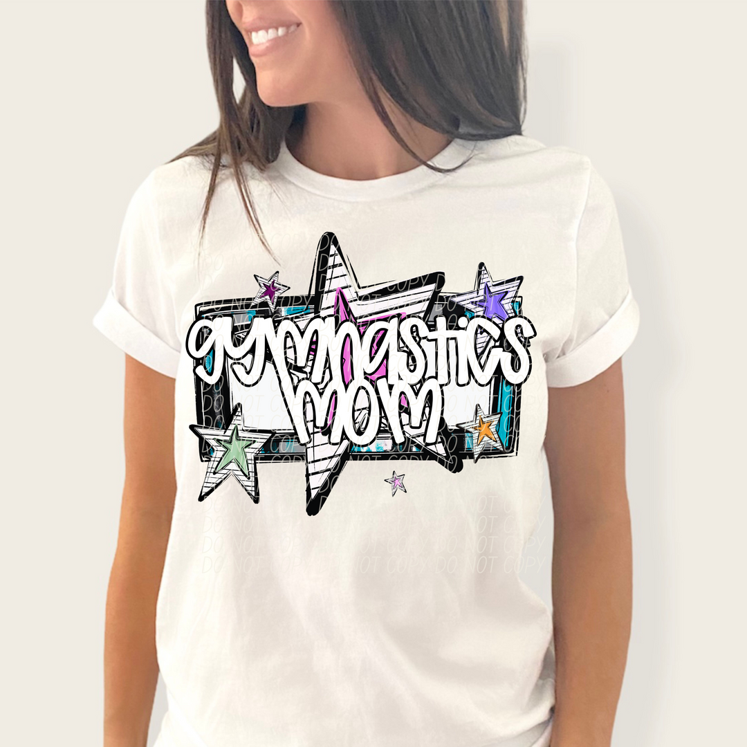 Bright Stars Sports Mom DTF Print