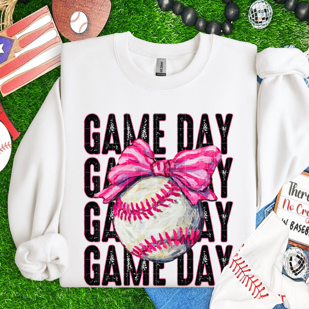 Game Day Baseball DTF Print