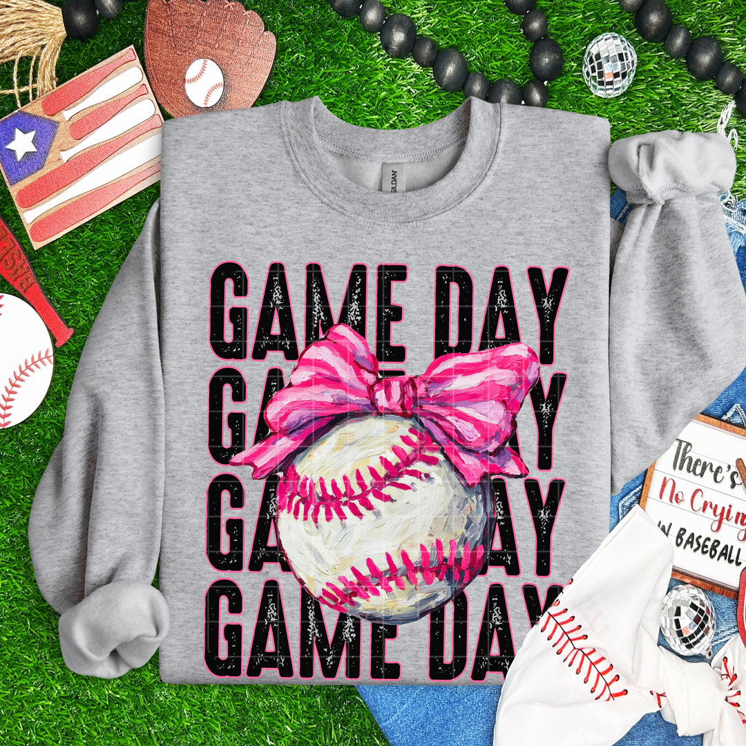 Game Day Baseball DTF Print