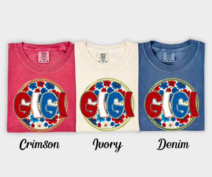 Floral 4th Of July Collection DTF Print