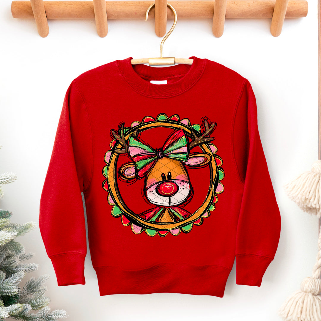 Girly Rudolph DTF Print