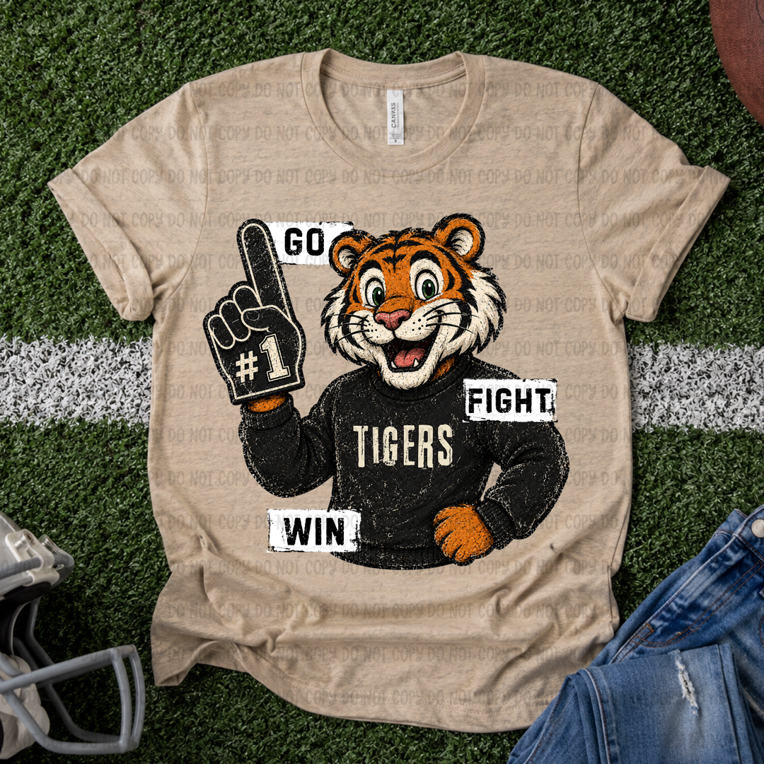Go Fight Win Mascots DTF Print