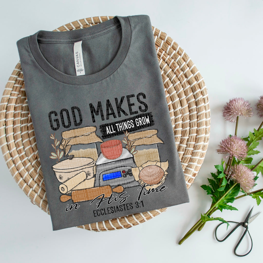 God Makes All Things Grow DTF Print