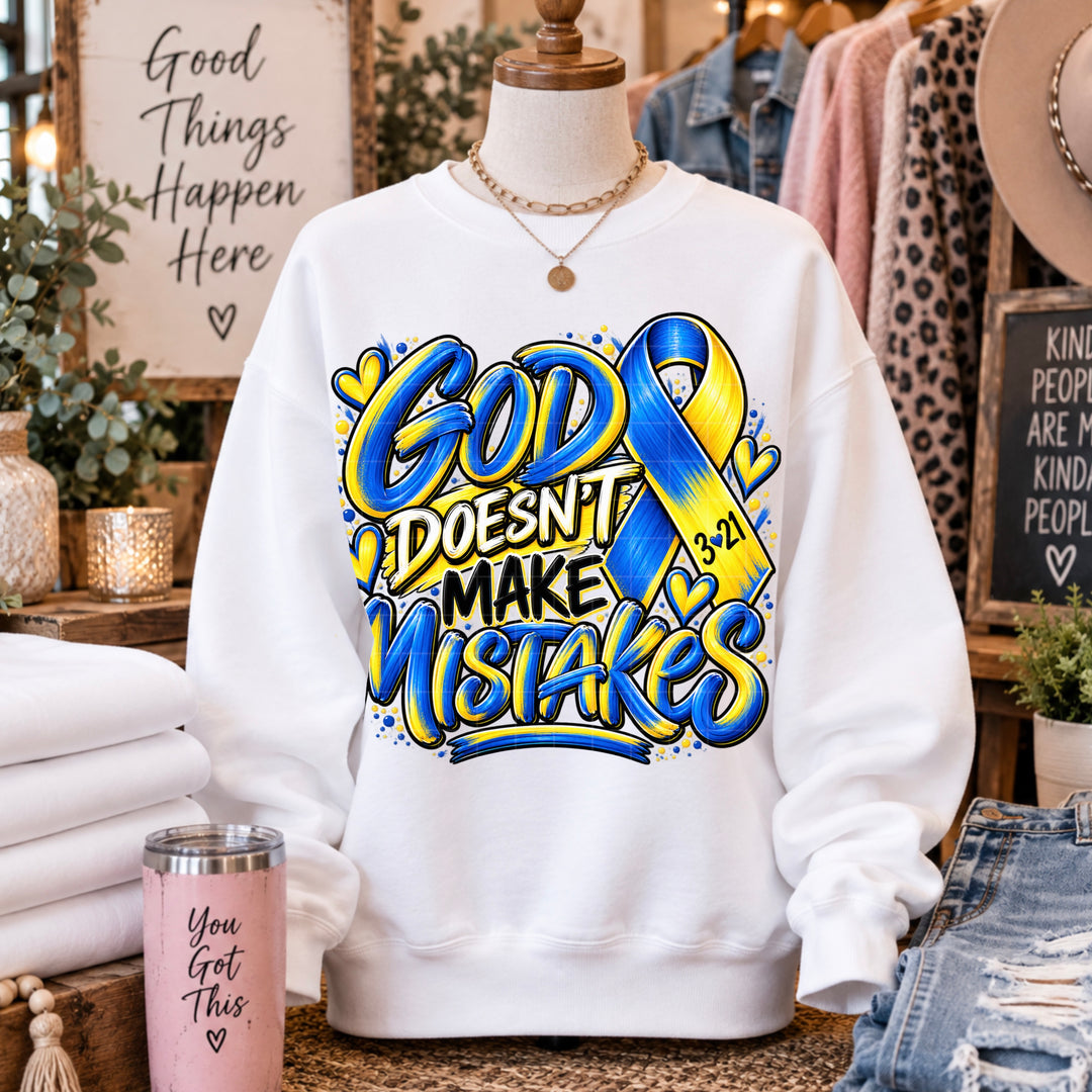 God Doesn’t Make Mistakes DTF Print