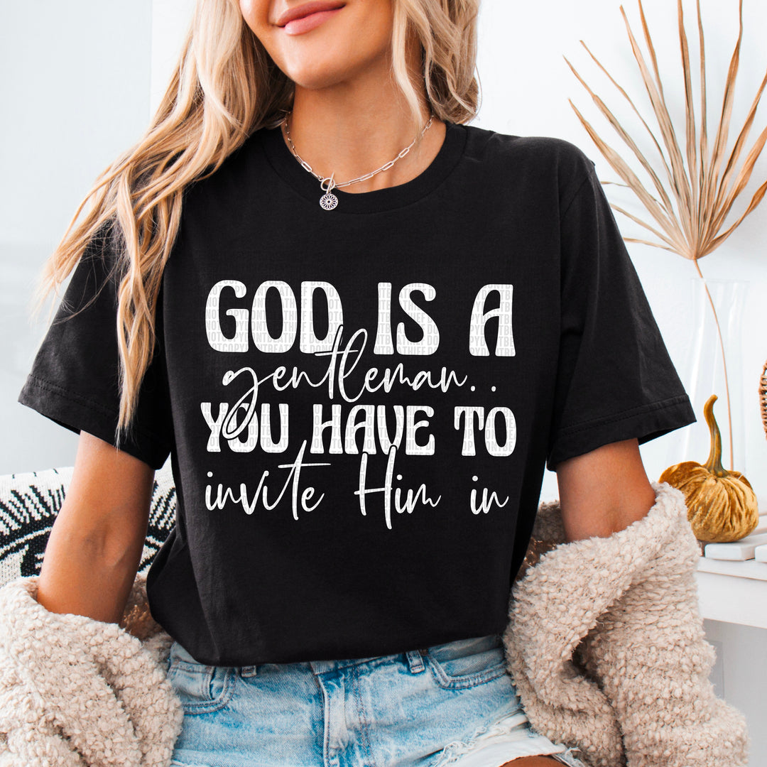 God Is A Gentleman DTF Print