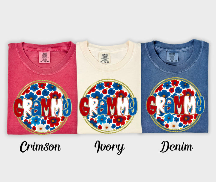 Floral 4th Of July Collection DTF Print