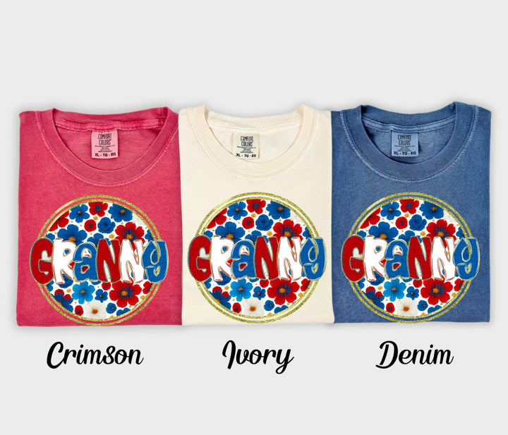 Floral 4th Of July Collection DTF Print