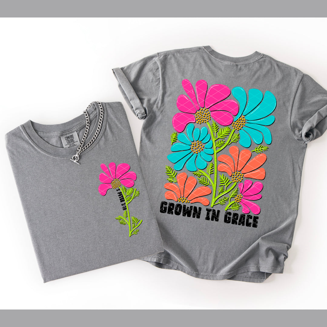 Grow In Grace DTF Print