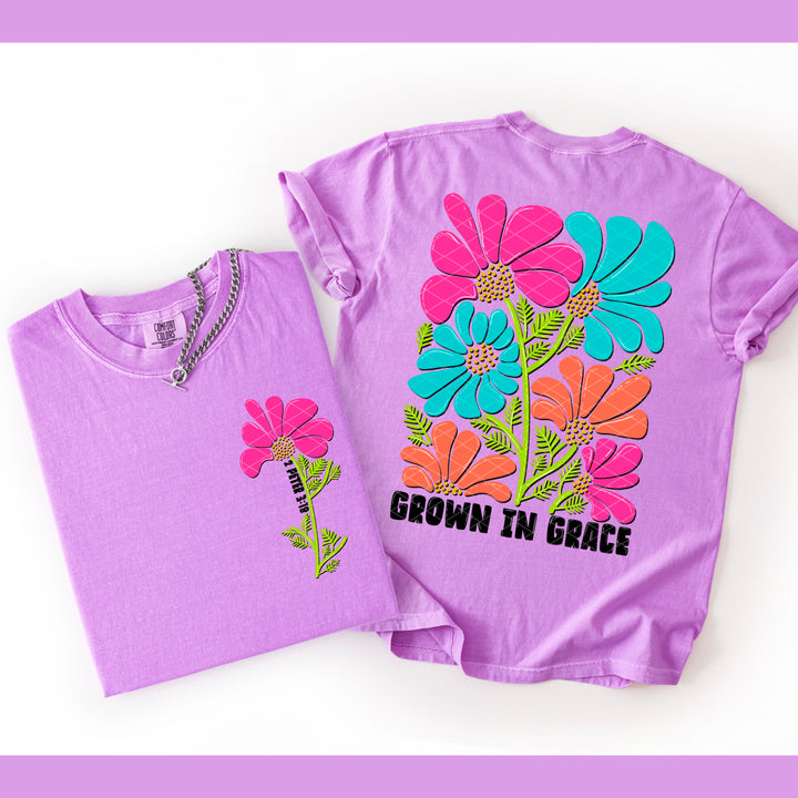 Grow In Grace DTF Print