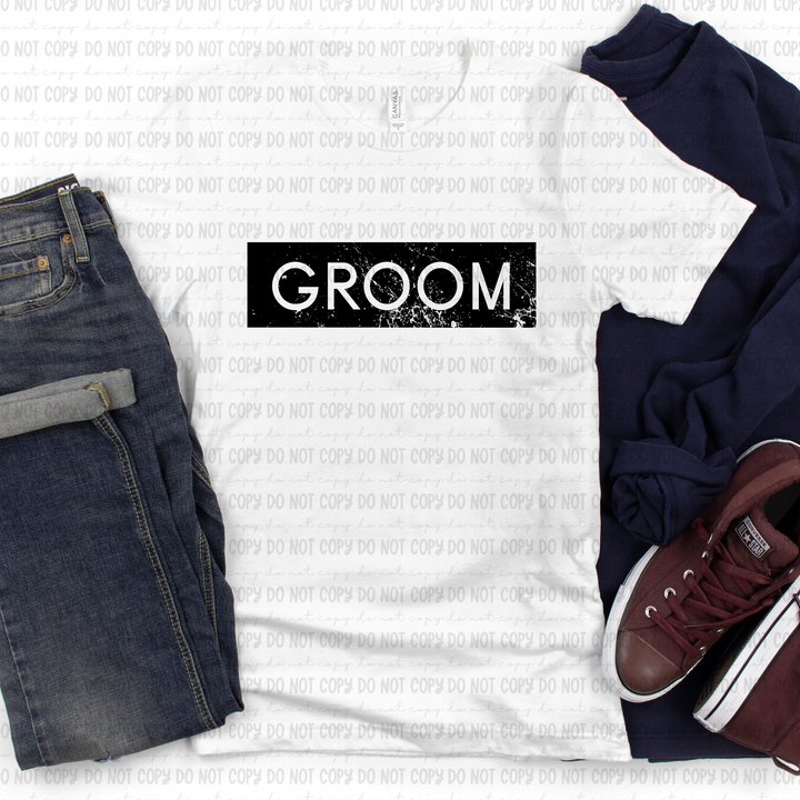 Groom DTF Print