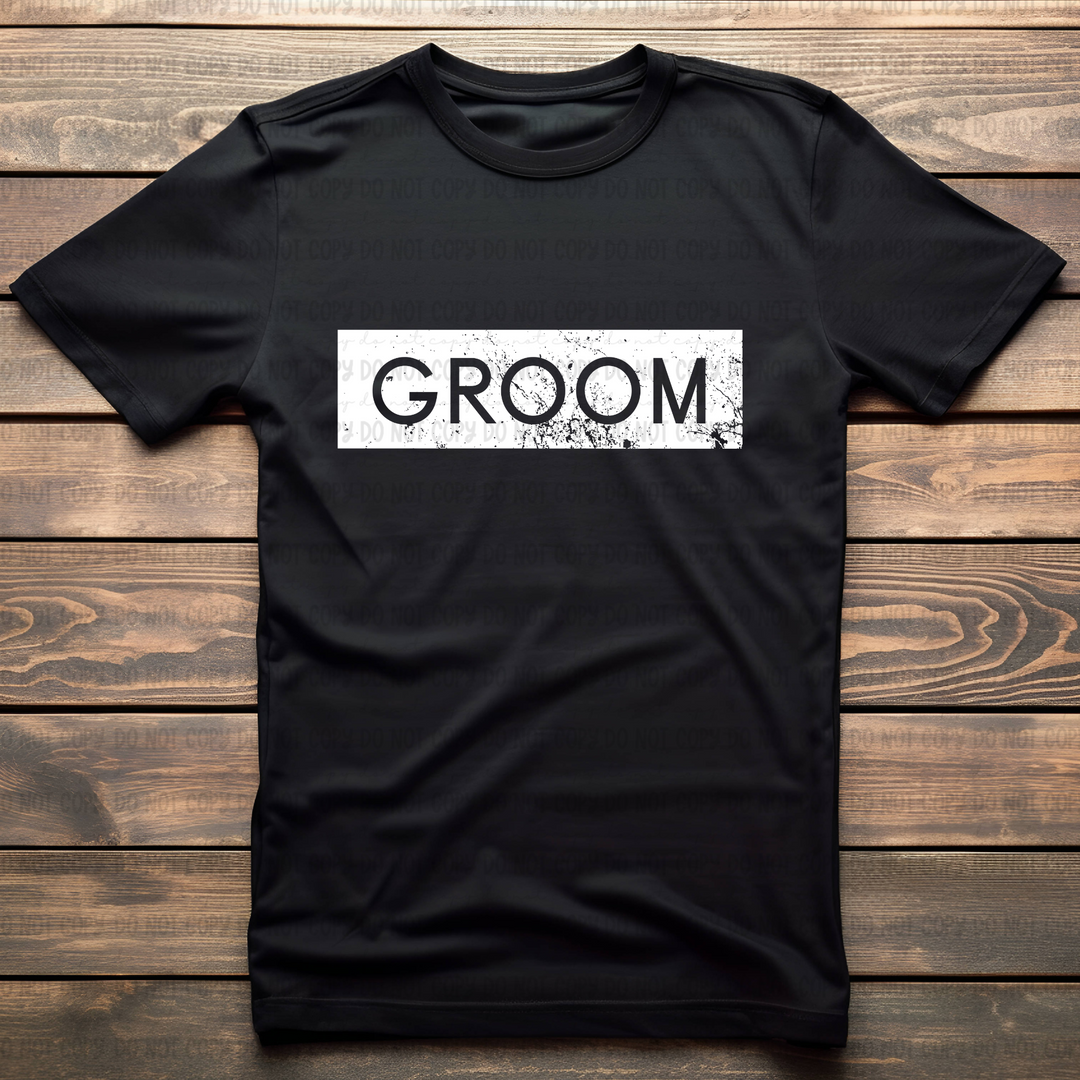 Groom DTF Print