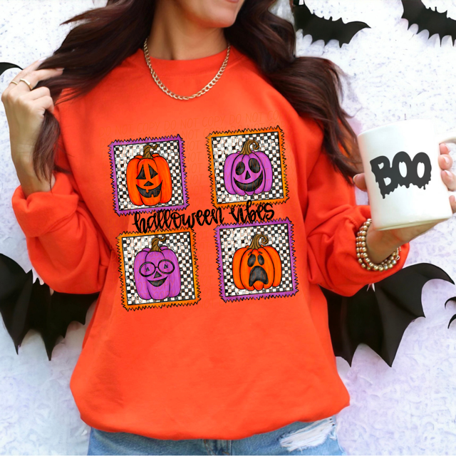 Halloween Vibes DTF Print
