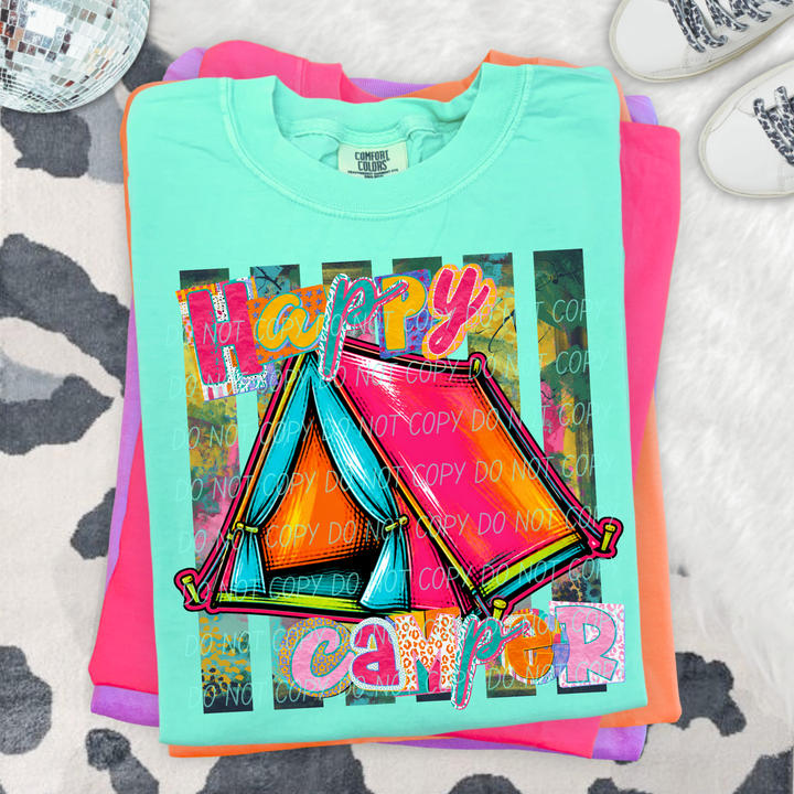 Happy Camper DTF Print