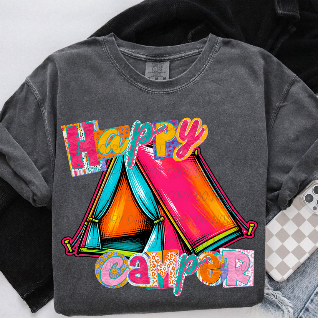 Happy Camper DTF Print