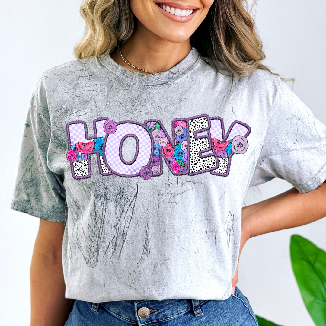 Pretty In Purple Names DTF Print
