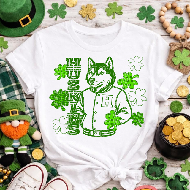 Letterman Clover Mascots DTF Prints