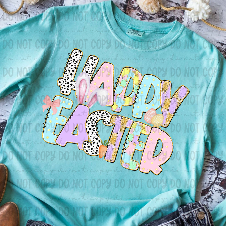 Happy Easter DTF Print