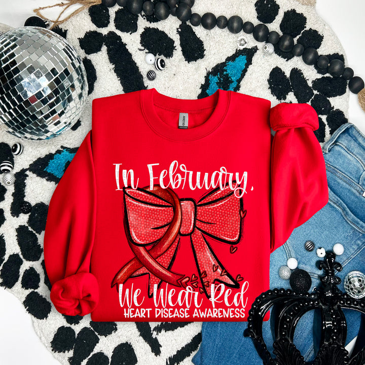 In February We Wear Red DTF Print