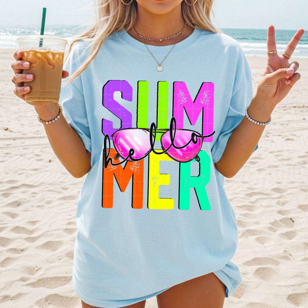 Hello Summer DTF Print