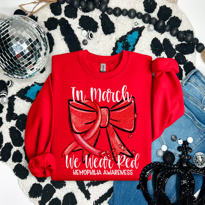 In March We Wear Red DTF Print