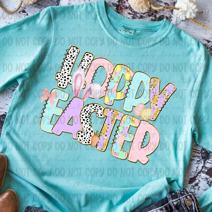Hoppy Easter DTF Print