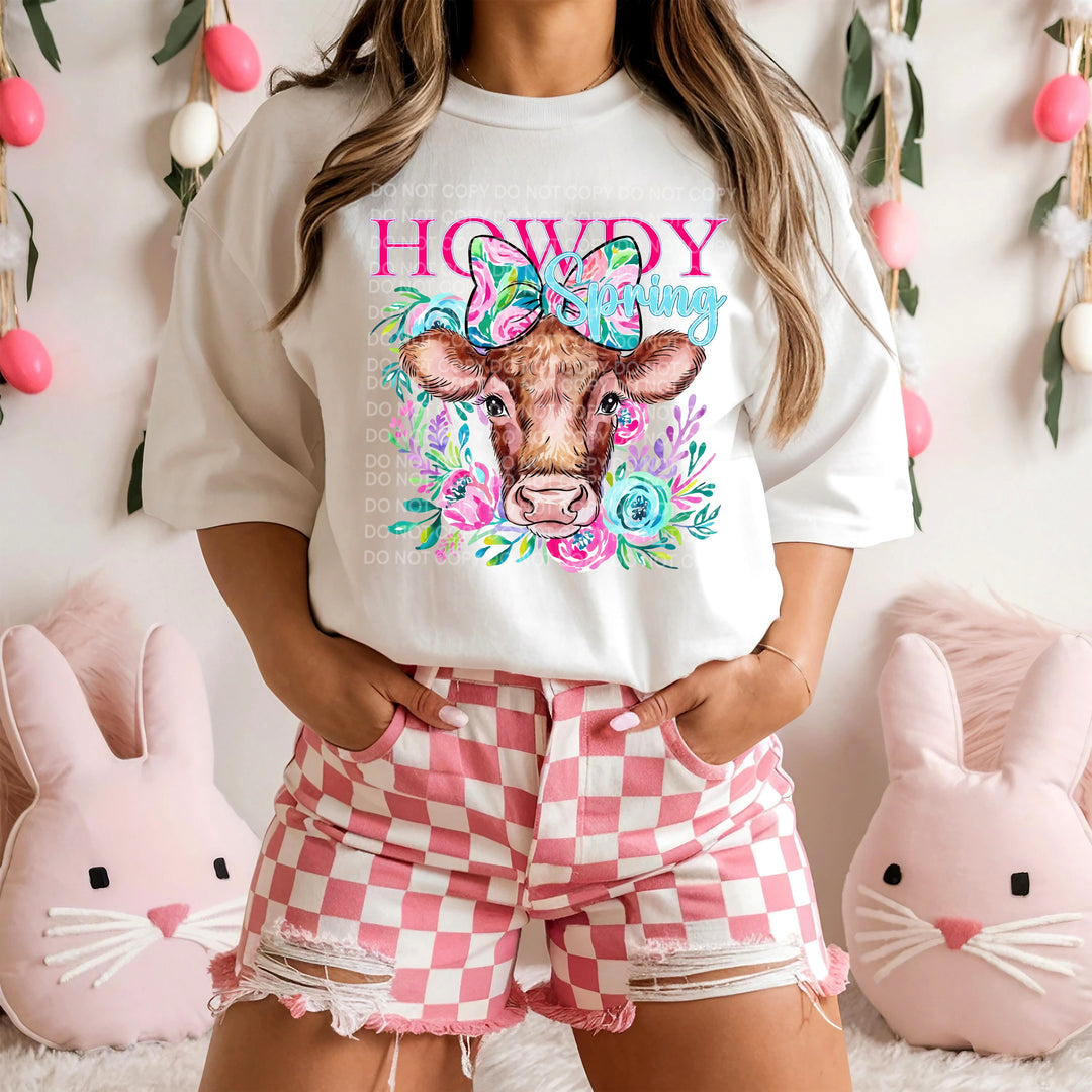 Howdy Spring DTF Print