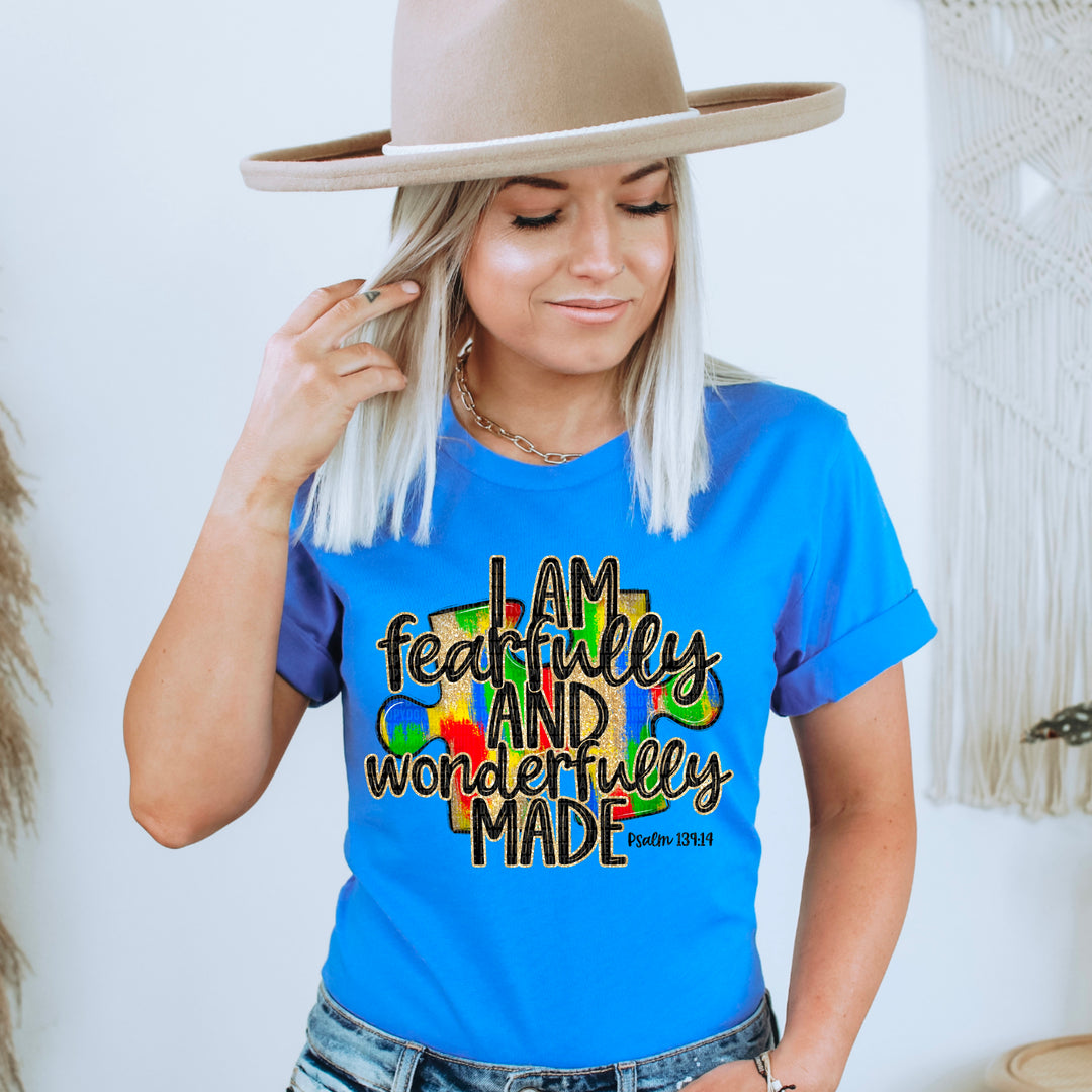 I Am Fearfully And Wonderfully Made DTF Print