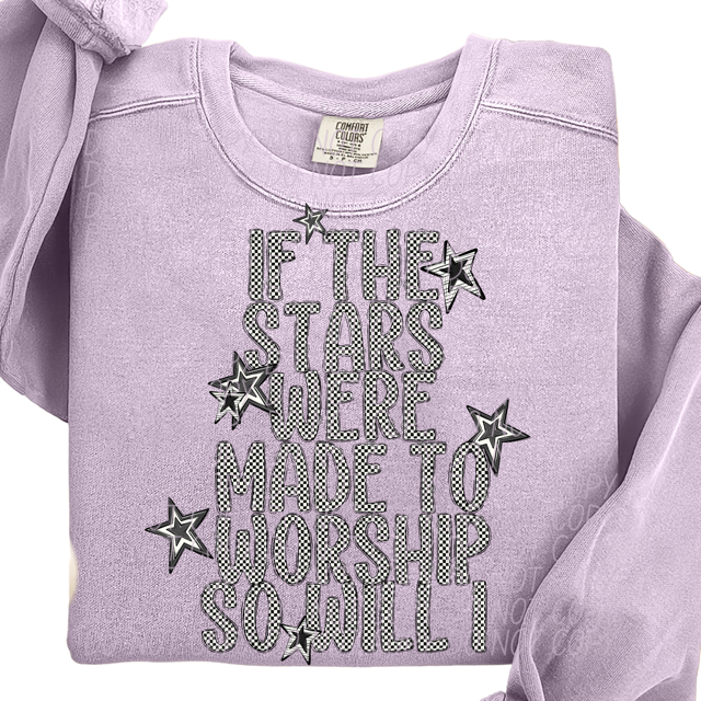 If the Stars Were Made to Worship DTF Print