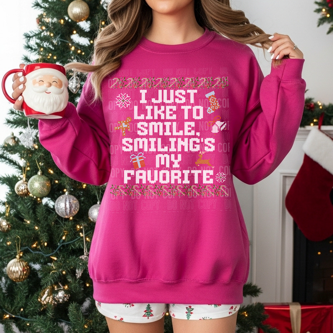 I Just Like To Smile DTF Print
