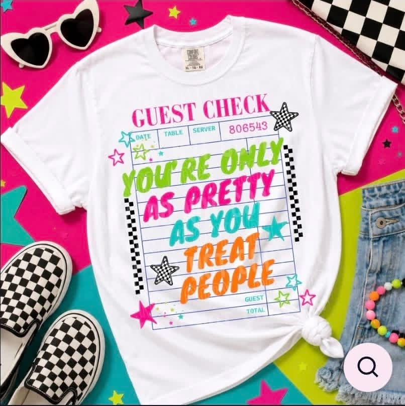 Guest Check Printed Tee