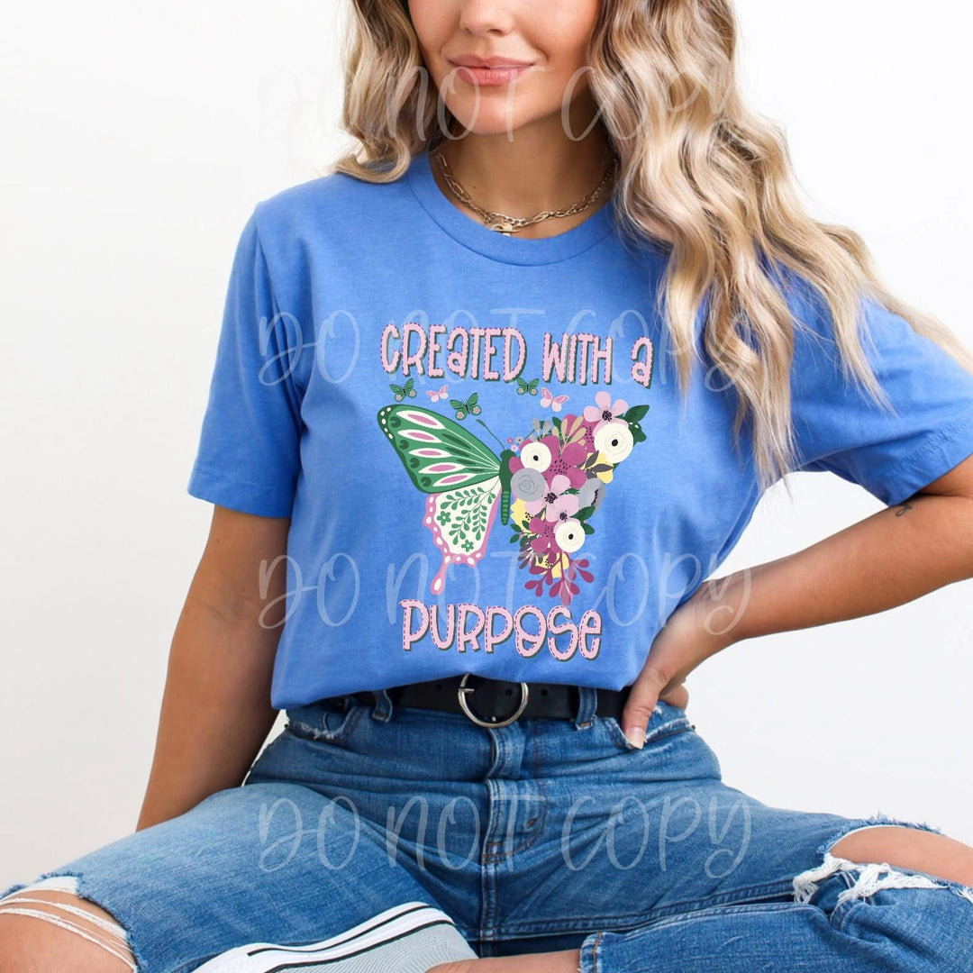 Created With A Purpose DTF Print
