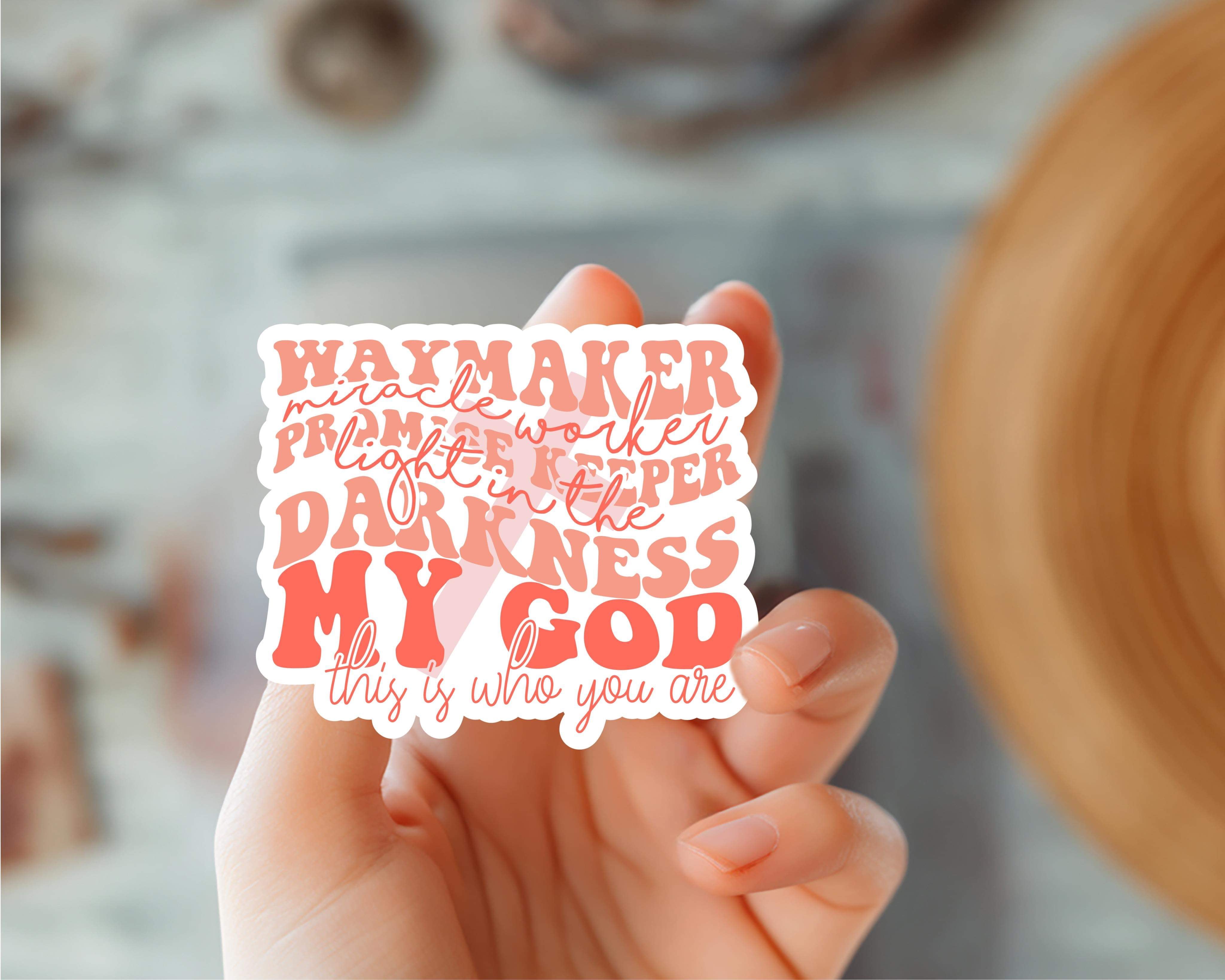 Waymaker Packaging Sticker Sheet – Simple Tymes
