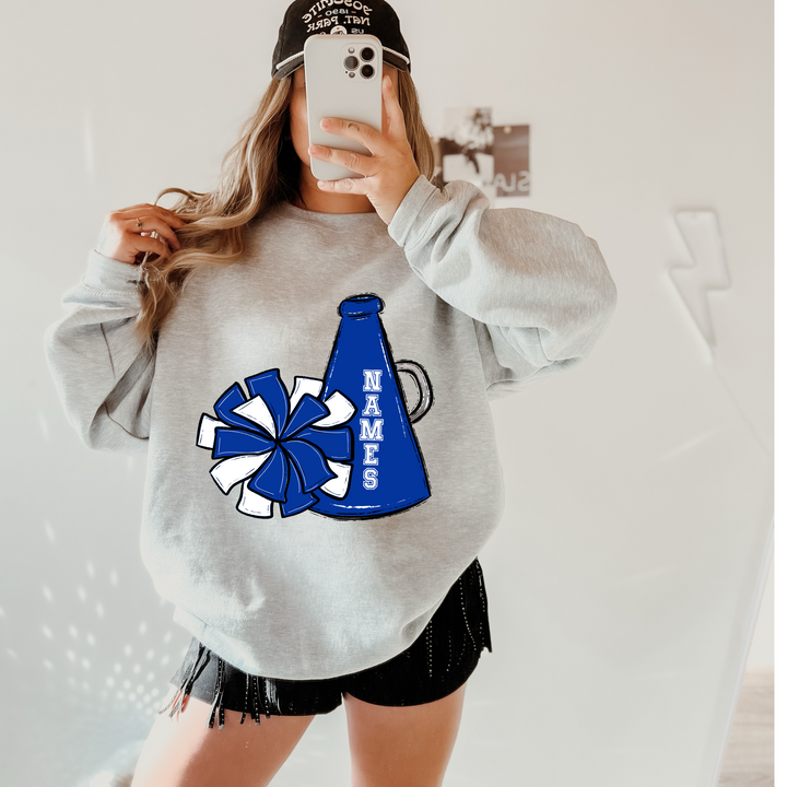 Cheer Pom/Megaphone Customs DTF Print