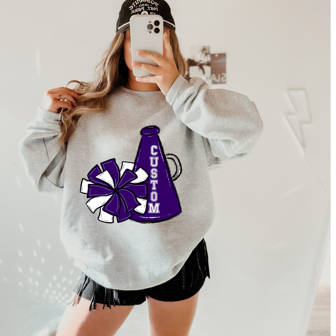 Cheer Pom/Megaphone Customs DTF Print