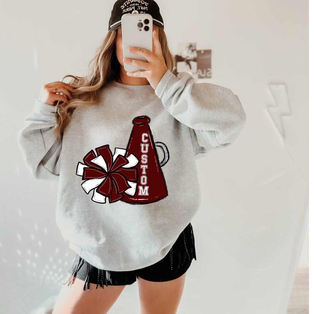 Cheer Pom/Megaphone Customs DTF Print