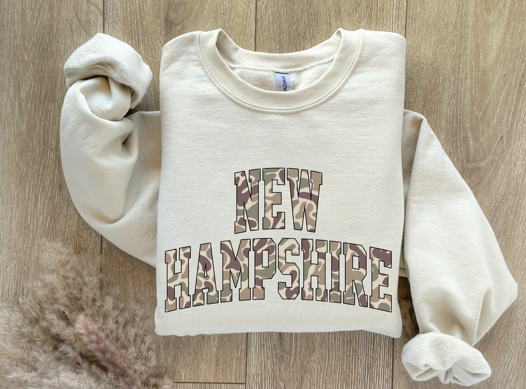 Camo State DTF Print