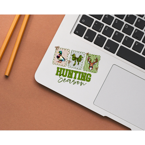 Hunting Season Die Cut Stickers