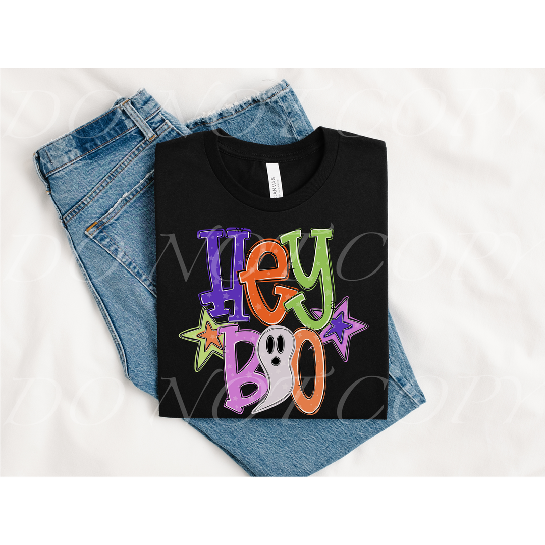 Hey Boo DTF Print