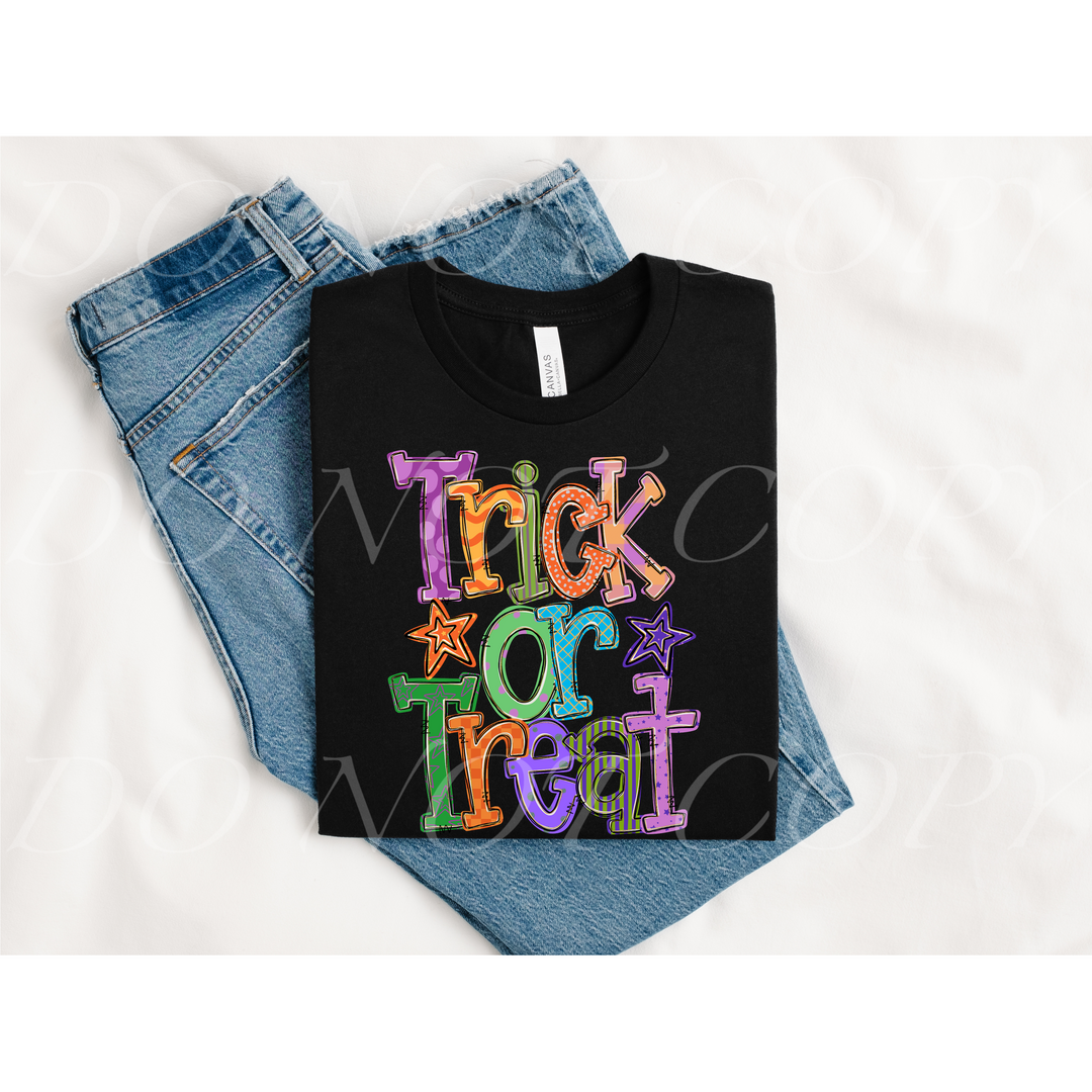 Trick Or Treat DTF Print