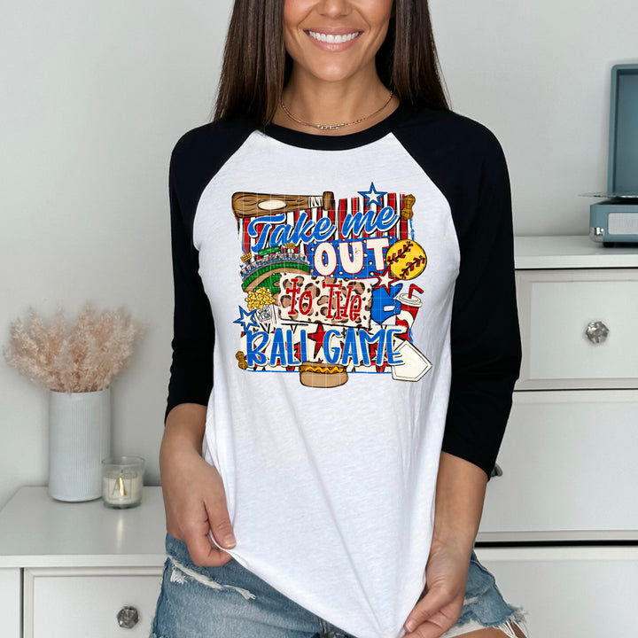 Take me out to the Ball Game DTF Print