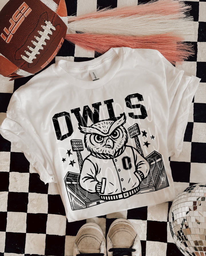 Letterman Mascots A-P DTF Print