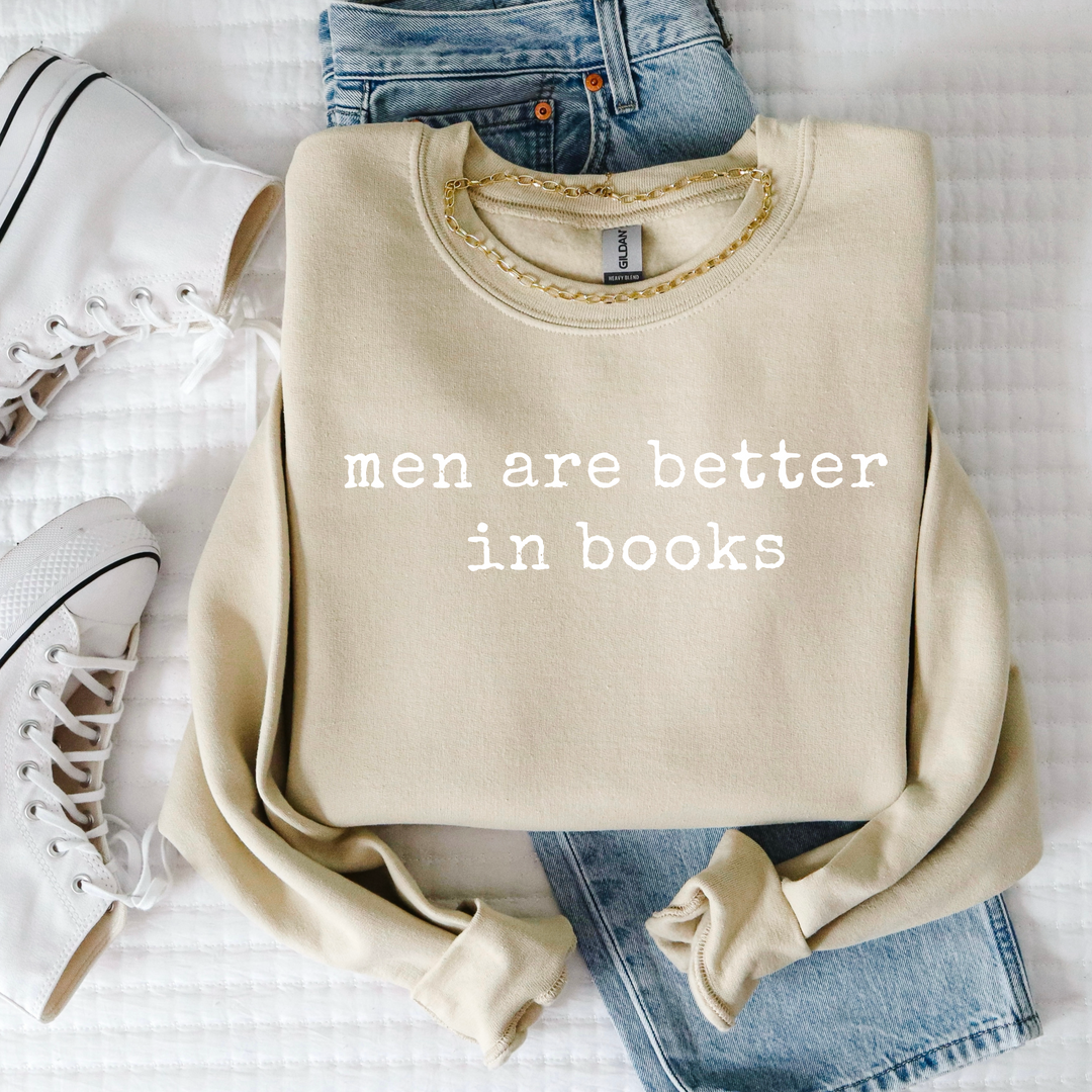 Men Are Better In Books DTF Print