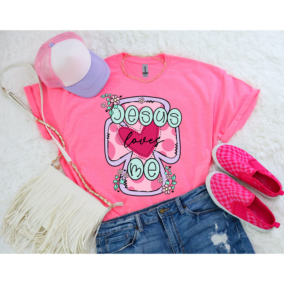 Jesus Loves Me DTF Print