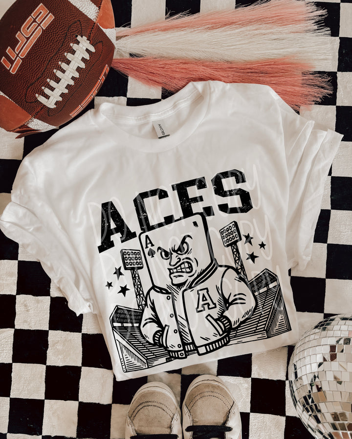 Letterman Mascots A-P DTF Print