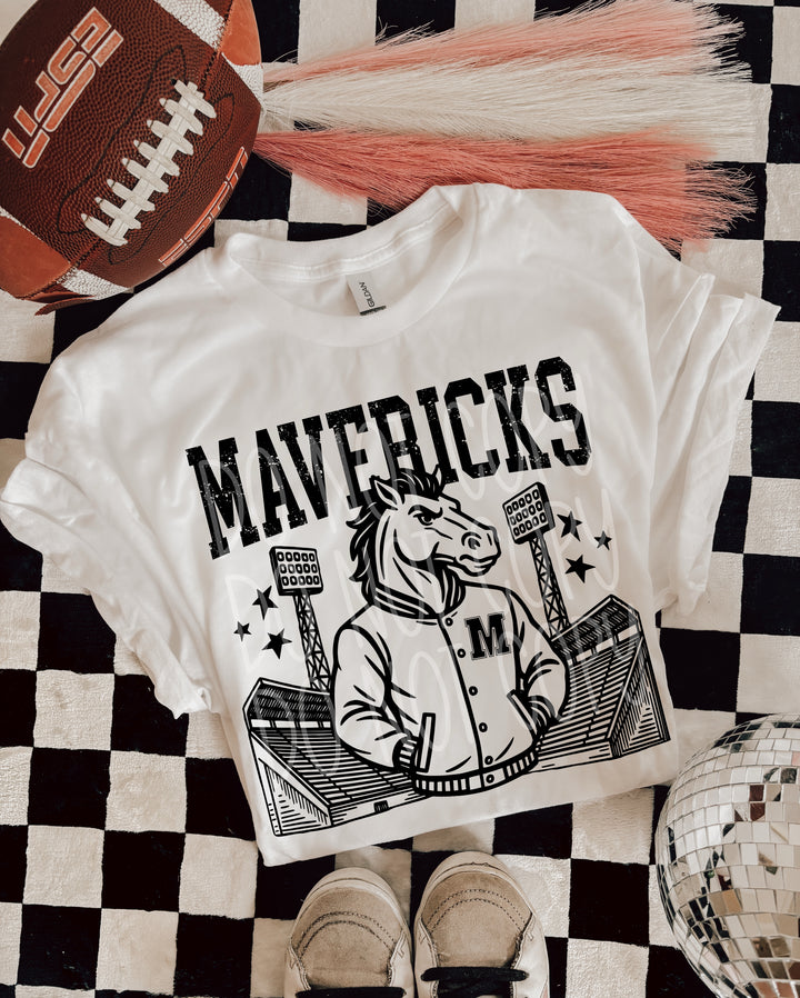 Letterman Mascots A-P DTF Print