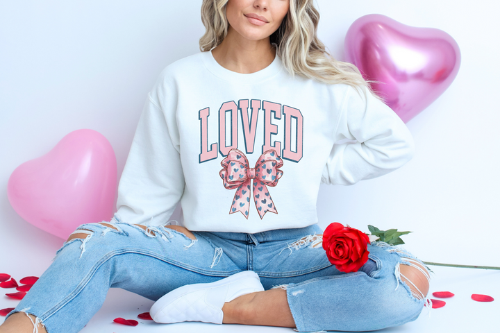 Loved Bow DTF Print