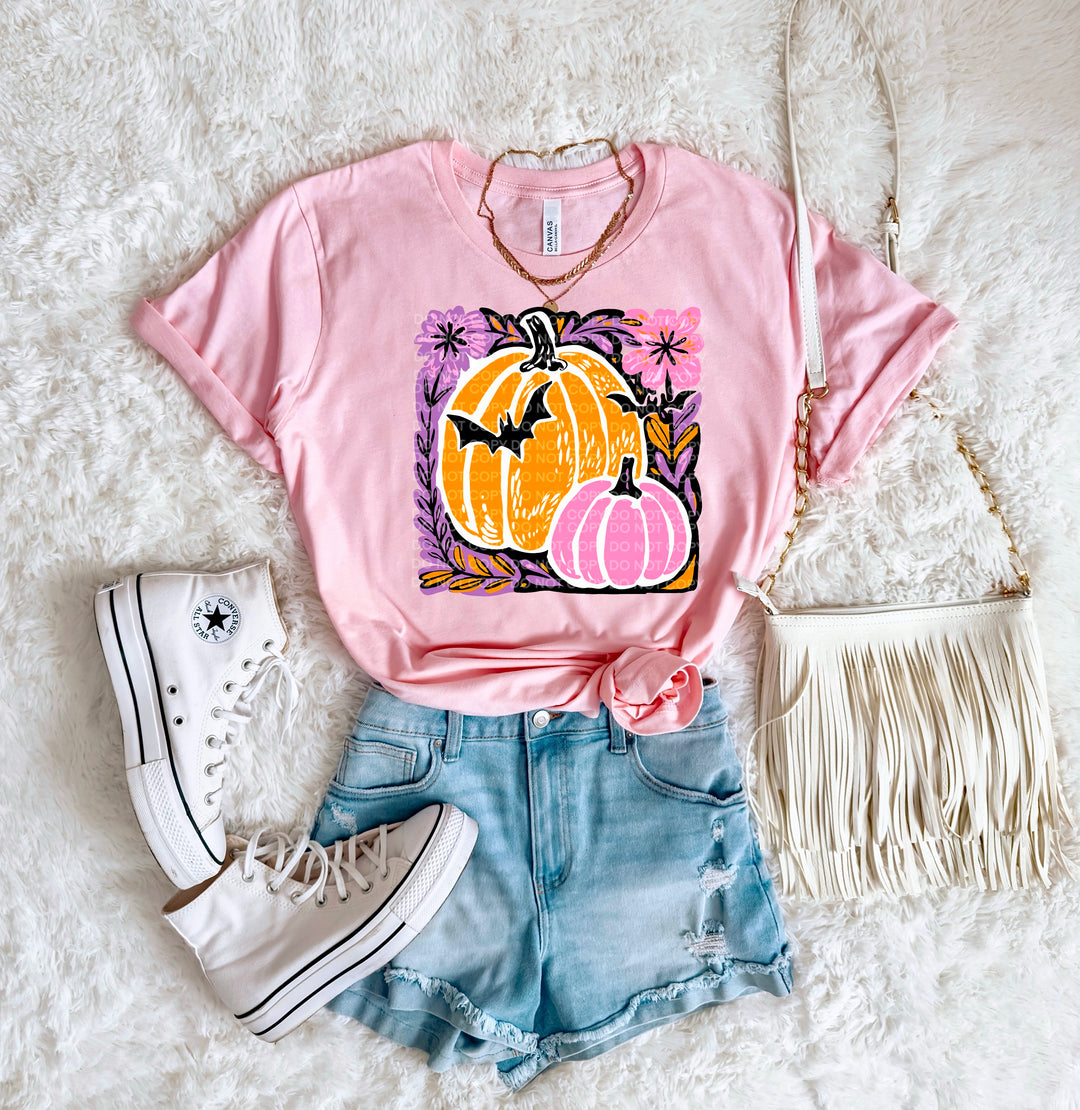 Halloween Pumpkins DTF Print