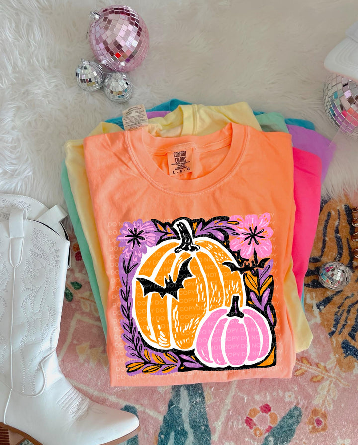 Halloween Pumpkins DTF Print