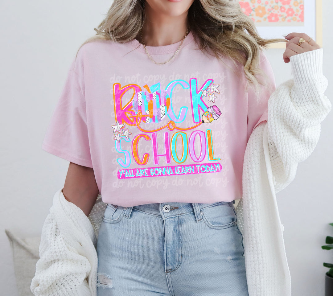 Back to School DTF Print